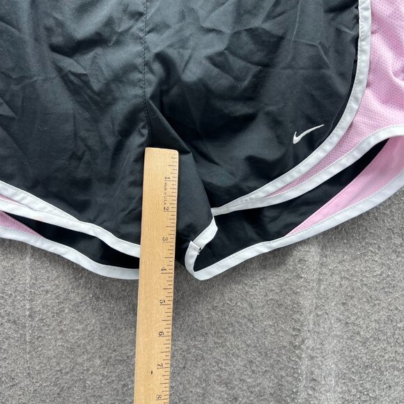 Nike Shorts Women Small Black Pink Dri-Fit Tempo Running Athletic Lightweight - Picture 7 of 11